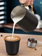 Stainless Steel Milk Frothing Pitcher Cup 350ml (12oz) Coffee Latte Craft Mug