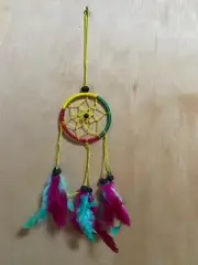 MINI RASTA Wonderful Dream Catcher 6cm Web Cute Car Size