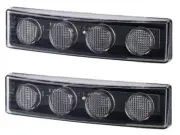 #2x LED Front Sunvisor Marker Lights White OEM 1798980 for Scania P/R/G serie C8