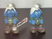 Smurfs 20461 Lederhosen Smurf Shorts Rare Vintage Variants PVC Toy Figurine 1999