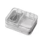 Moisture-proof Pill Box Case Compact Dispenser with Cutter Airtight Medicine