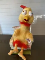 2004 Gemmy Choking Animated Chicken Plush Anger Management 101 Chicken Dance