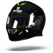 Skwal 2 Blank Black BLK Full Face Helmet