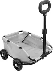 Rolling Cat Carrier Dog Stroller, 15.43lbs Load Dog Carriers with Handle, Safety Belt, Ventilation, 45 Degree Entry, Steel Frame Oxford Cloth Foldable Pet Travel Cart for Outdoor