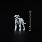 ANT Resin 1/64 Dalmatian Painted Animal Figures Model Toys Miniature Scene 1pc