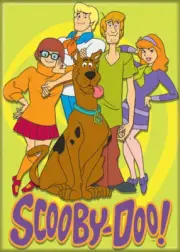 SCOOBY DOO GANG ATA BOY MAGNET 2.5” X 3.5” NEW