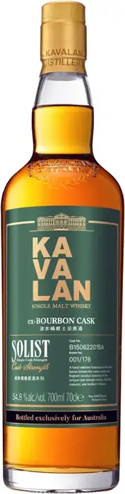 Kavalan Solist Ex Bourbon Cask Taiwanese Whisky 700ml