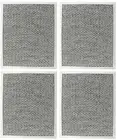 (4) Replacement Charcoal Range Hood Filters for Broan/Nutone 97007696
