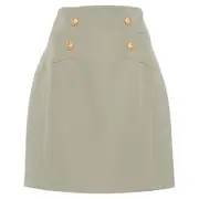 [Balmain] 4 Button Short Skirt