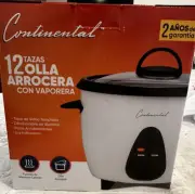 Continental 12 Cup Rice Cooker and Steamer New in Box