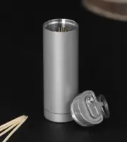 EDC Waterproof Case Titanium Medication Pill Container Bottle Keychain Holder