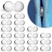 20 Pairs Magnets Closure, Curtain Weights With Back Tack to Prevent Light Leakage for Home Bedroom Office Draperies