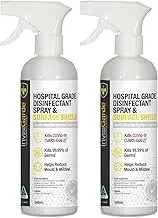2 x InvisiGarde® Hospital Grade Disinfectant The Next Generation in Surface Sanitising Using The Latest in Advanced Technology Providing Long Lasting Protection After Only ONE Application.
