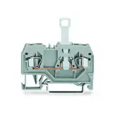 A● 10pcs WAGO 280-912 ​2-Conductor Disconnect Terminal Block 5 mm Wide Gray New