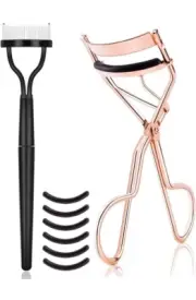 professional Eyelash Curler Metal Eyelash Curler with Replacement Refill Pads