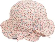[Beavorty] Newborn Sun Hat Baby Beach Hat Wide Brim Uv Protection Waterproof Breathable Pink