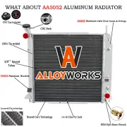 Aluminum Radiator Fit Holden RA Rodeo RC Colorado Isuzu D-MAX V6 3.6 ASI AT MT-,