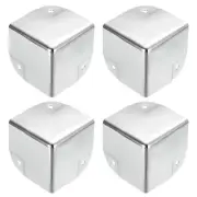 Metal Box Corner Protectors Box Edge Guard Protector 50 x 50 x 50mm Silver 12pcs