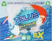 Tblue Eco-Friendly Laundry Detergent Sheets Blue Caring (Sensitive) Pack of 50 sheets