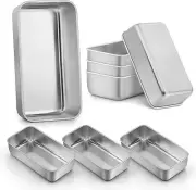8-Pack 9x5 Stainless Steel Loaf Pans for Homemade Bread Baking Bliss