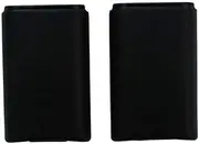 OSTENT Rechargeable Battery Pack Compatible for Microsoft Xbox 360 Wireless Controller Color Black Pack of 2