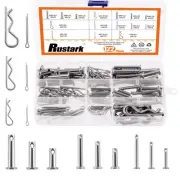 122Pcs 15 Sizes 304 Stainless Steel Cotter Pin Clip Key Fastener Fitting Asso...