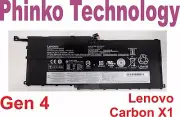 Original Battery Lenovo ThinkPad X1 Carbon Gen 4 00HW028 SB10F46467 4ICP4