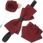 [LIFKOME] Bow Tie Suit Ties Mens Necklace Hat Badge Gold Bracelet Dog Pre Ribbons Bracelets Hanger Arm Cashmere Scarf Choker Handkerchief Pin Brooches Magnets Bangles Lapel Fabric