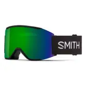 Smith Squad Mag Snow Goggles, Black Frame, ChromaPop Sun Green Mirror Lens