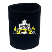 Worlds Finest Auntie - Funny Novelty Stubby Holder