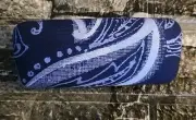 Vera Bradley Hardside Eyeglass Sunglass Clamshell Case Blue Paisley NWOT