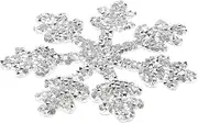 COOPHYA Rhinestone Snowflake Applique Patch Glitter Iron Decor for DIY Clothing Backpacks and Jeans Versatile Crafting Accessory with Shine Design