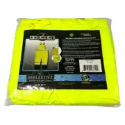 NWT Radwear By Radians RW30-ES1Y Class E Waterproof Rip Stop Bib Rain Pants 2X-L