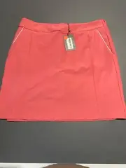 NWT WOMEN'S DUNNING GOLF SKORT, SIZE: L, COLOR: ROSETTA (K7.18)