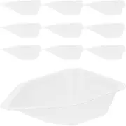 Abaodam 10pcs Reusable Laboratory Weighing Trays High Accuracy Weigh Boats for Precise Measurement and Lightweight Scale Plates for Food