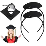 BIL DOCTOR CAP HOLDER SECURE 畢業帽頭帶畢業帽架彈性防滑輕質頭帶支撐器用於畢業帽的固定器固定