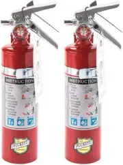 2 Pack Buckeye 13315 ABC Multipurpose Dry Chemical Hand Held Fire Extinguishe...