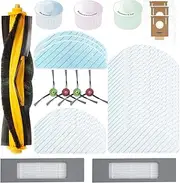 36Pcs Accessories for ECOVACS T8 T9 Vacuum Cleaner Parts, Roller Brush Side Brush Mop Cloth Fragrance Capsules