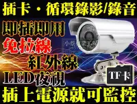 在飛比找Yahoo!奇摩拍賣優惠-小蔡監視器- 錄影錄音攝影機免安裝 免拉線 插卡 監控器 紅