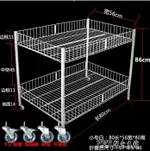 促銷花車貨架摺疊多功能微商地攤小推車可移動帶輪特價甩貨展示台 99購物節