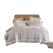 Natural Microfibre Comforter Set