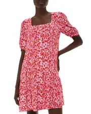 Whistles Blurred Animal Flippy Dress