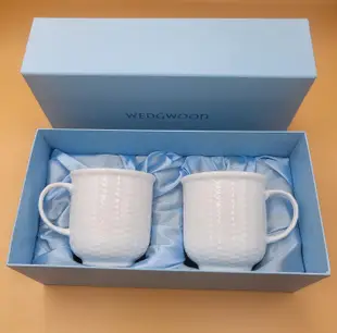 Wedgwood Nantucket 純白咖啡對杯