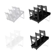 Multi Slot Cup And Lid Organizers Foldable Cup Rack For Home Or Office Spaces
