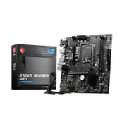 MSI B760M BOMBER WIFI Motherboard, for Intel CPU, DDR5, LGA1700, Micro-ATX MB