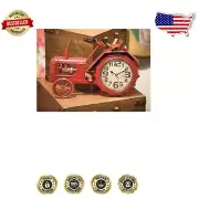 Indoor Tractor Clock with Arabic Numerals - A Must-Have for Farmhouse Aesthetics