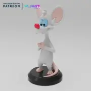 UNPAINTED Animaniacs Pinky & the Brain Looney Tunes 3d Printed Model Kit