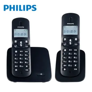 蝦幣十倍送PHILIPS飛利浦 DCTG1862B/96 數位電話 無線電話 子母電話 中文顯示 電話