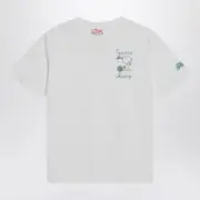 [MC2 Saint Barth] White T-shirt with Snoopy tennis print 1 Y White