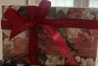 Hopificio Poinsettia Berry 3 Bar Soap Set 5.3 Oz Ea. Comes W/Ribbon Gift Ready